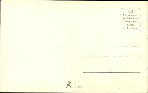Ak Schauspieler Albert Matterstock, Portrait