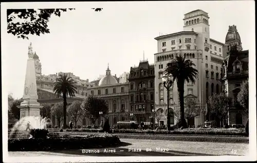 Ak Buenos Aires Argentinien, Plaza de Mayo