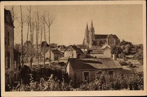 Postkarte Pontmain Mayenne, Basilika
