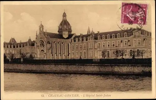 Ak Château Gontier sur Mayenne, Krankenhaus Saint Julien