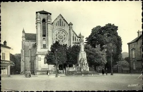 Ak Bar le Duc Meuse, Kirche und Denkmal