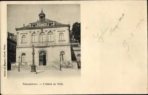 Ak Vaucouleurs Meuse, Rathaus