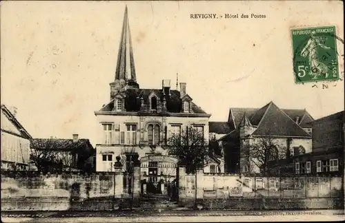 Ak Revigny Meuse, Hotel des Postes