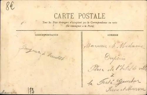 Ak Revigny Meuse, Hotel des Postes