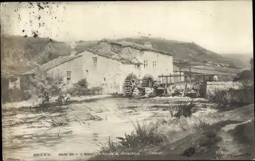 Ak Saint Michel Meuse, Moulin de Pichaumeux