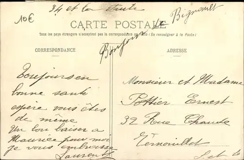 Ak Pouilly sur Meuse Meuse, Spinnerei und Filzherstellung