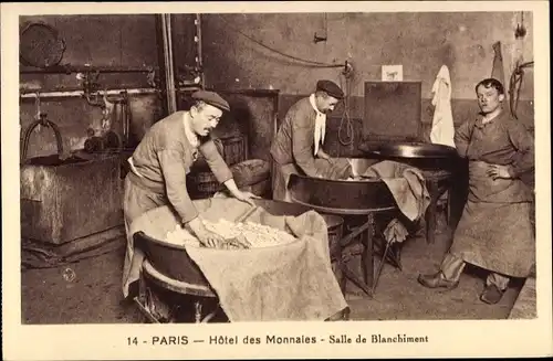 Ak Paris, Hotel des Monnaies, Salle de Blanchiment