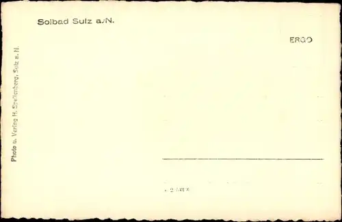 Ak Sulz am Neckar, Teilansicht