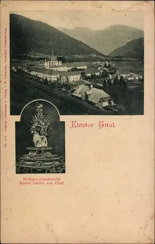 Ak Ettal Oberbayern, Heiliges Gnadenbild Mutter Gottes