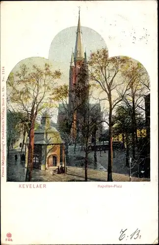 Ak Kevelaer am Niederrhein, Kapellen-Platz, Kirchturm, Kapelle