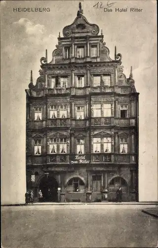 Ak Heidelberg am Neckar, Hotel Ritter