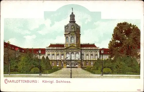 Ak Berlin Charlottenburg, königliches Schloss