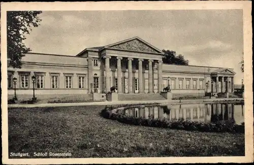 Ak Bad Cannstatt Stuttgart in Württemberg, Schloss Rosenstein