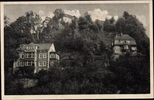 Ak Kurort Rathen im Elbsandsteingebirge, Hotelpension Armida