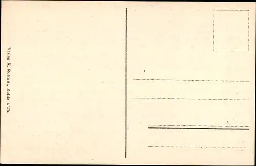 Ak Ruhla in Thüringen, Reliefs, Ankunft Landgraf Ludwig in der Schmiede, Züchtigung der Edelleute