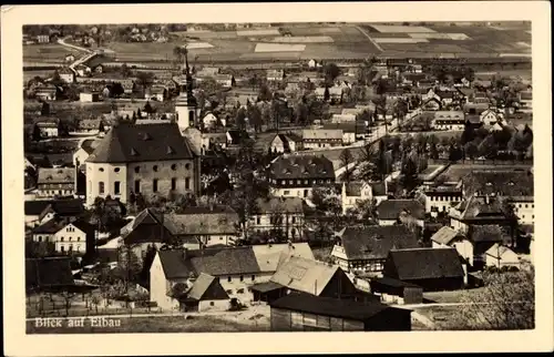 Ak Eibau Kottmar in der Oberlausitz, Panorama, Kirche