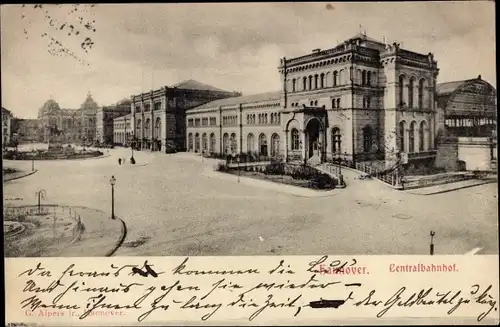 Ak Hannover in Niedersachsen, Zentralbahnhof