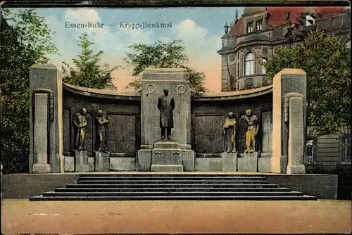 Ak Essen im Ruhrgebiet, Krupp-Denkmal