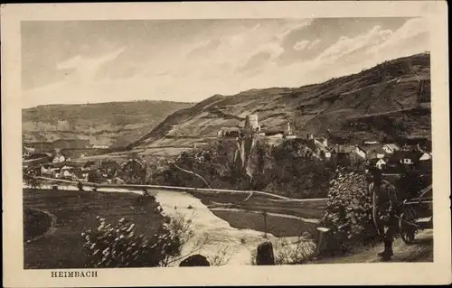 Ak Heimbach in der Eifel, Panorama