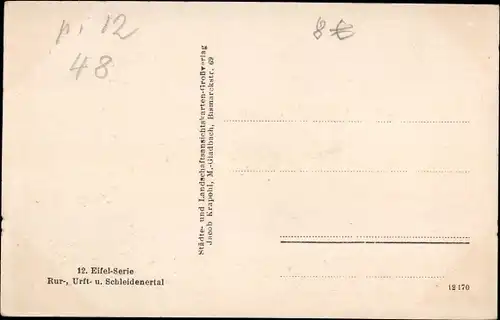 Ak Heimbach in der Eifel, Panorama