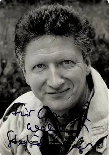 Ak Schauspieler Siegfried Gröning, Portrait, Autogramm