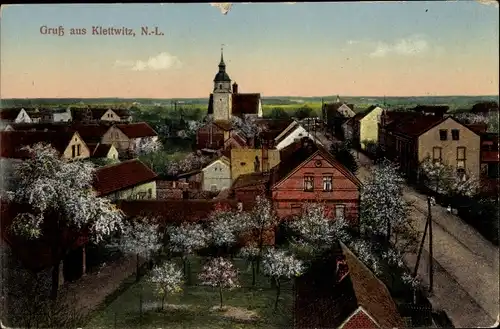 Ak Klettwitz Schipkau in der Niederlausitz, Totale