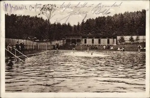 Ak Ebhausen in Baden Württemberg, Schwimmbad