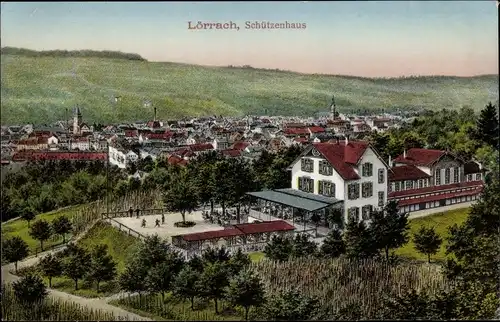 Ak Lörrach in Baden, Schützenhaus