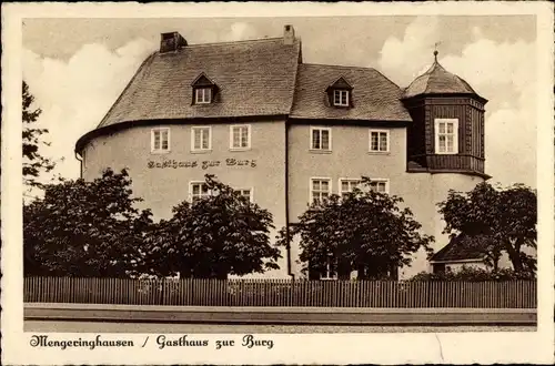 Ak Mengeringhausen Bad Arolsen in Hessen, Gasthaus zur Burg