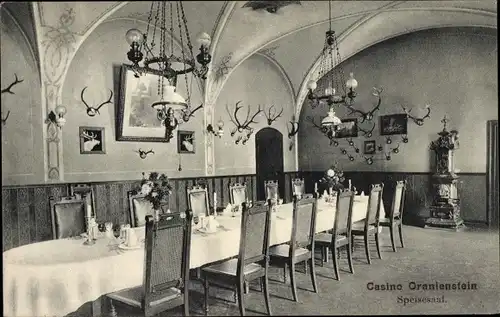 Ak Diez an der Lahn, Schloss Oranienstein, Casino, Speisesaal