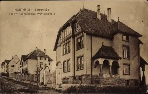 Ak Northeim in Niedersachsen, Landwirtschaftliche Winterschule, Bergstraße