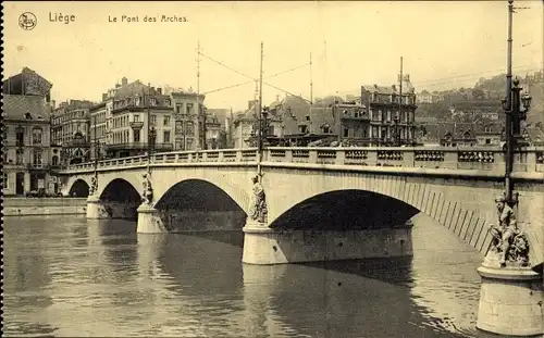 Ak Lüttich Lüttich Wallonien, Pont des Arches
