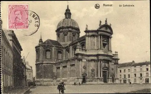 Ak Namur Wallonien, Die Kathedrale