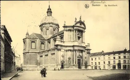 Ak Namur Wallonien, Die Kathedrale