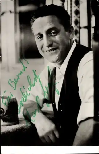 Ak Schauspieler Maxl Graf, Portrait, Autogramm