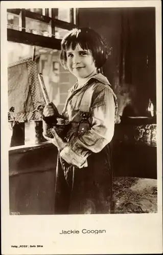 Ak Schauspieler Jackie Coogan, Portrait