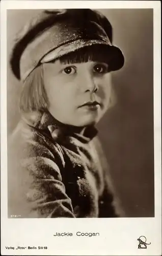 Ak Schauspieler Jackie Coogan, Portrait