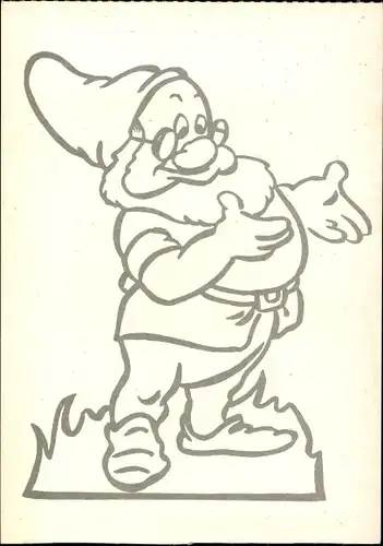 Künstler Ak Disney, Bambi mit Mutter, Hasen, Vögel, Zwerg