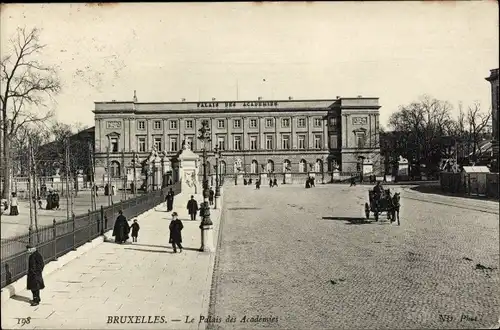 Ak Bruxelles Brüssel, Palais des Academies