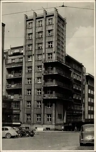 Foto Prag Prag, Hochhaus, Straße, Autos
