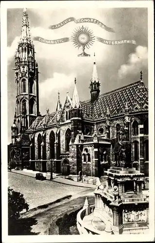 Ak Budapest Ungarn, Internationaler Eucharistischer Kongress 1938, Die Kirche