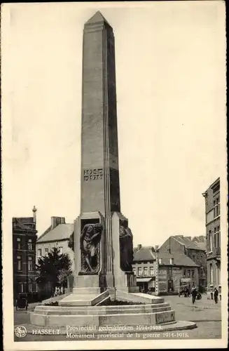 Ak Hasselt Flandern Limburg, Denkmal