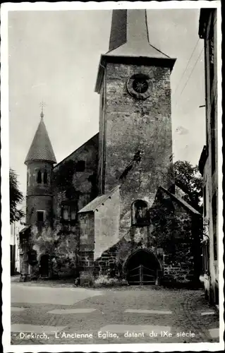 Ak Diekirch Luxemburg, Kirche