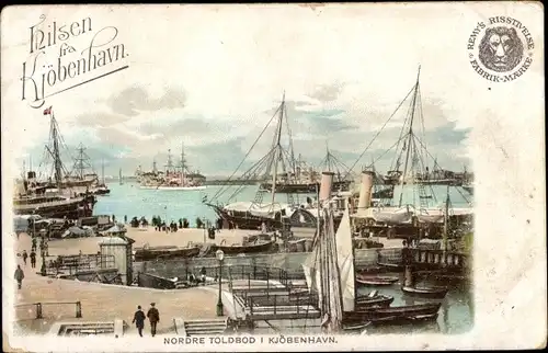 Litho København Kopenhagen Dänemark, Nordre Toldbod
