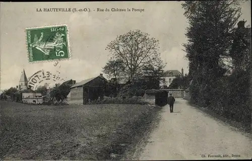 Ak La Hauteville Yvelines, Rue du Chateau la Plombe