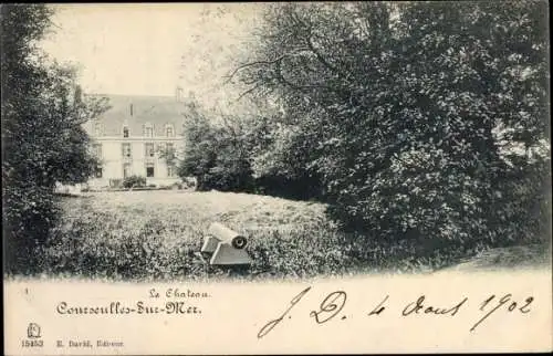 Ak Courseulles sur Mer Calvados, Château