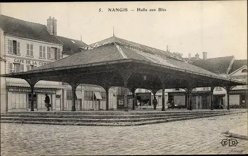 Ak Nangis Seine et Marne, Halles aux Blés