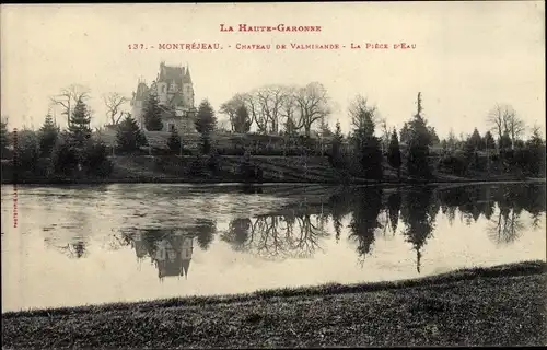 Ak Montrejeau Haute Garonne, Château de Valmirande