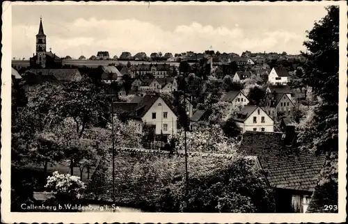 Ak Callenberg in Sachsen, Blick auf den Ort