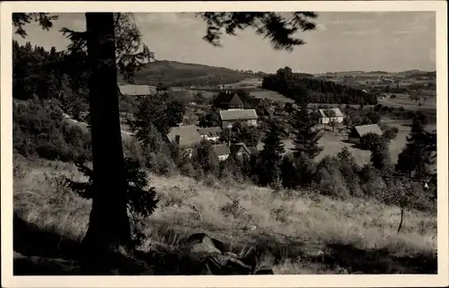 Ak Picka Oppach in der Oberlausitz, Gesamtansicht